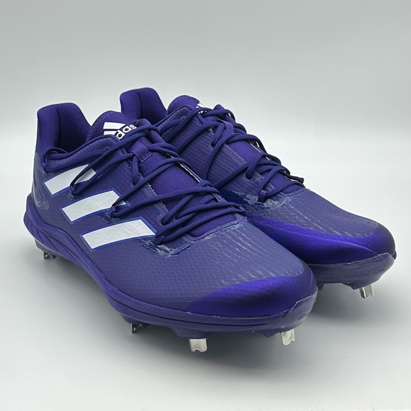adidas Adizero Afterburner 8 Purple Men's Baseball Cleats H00980 - Picture 4 of 6